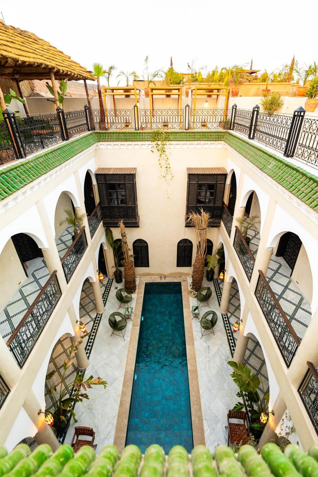 ホテル Alrashid Marrakech マラケシュ エクステリア 写真